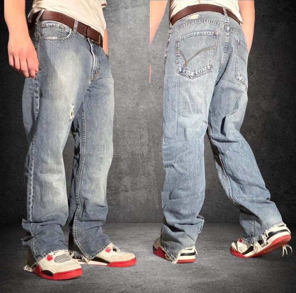 Unionbay Men's Relaxed Fit Distressed Denim Jeans Size‎ 34x32